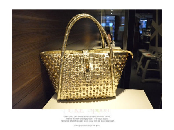 Trendy Diamond Fashion Rhinestone Shoulder Handbag - TrendsetterbyTracy Boutique