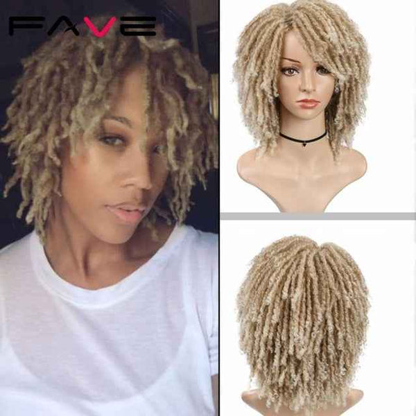 Trendy Short High Fiber Ombre Dreadlock 6 Inch Crochet Wig