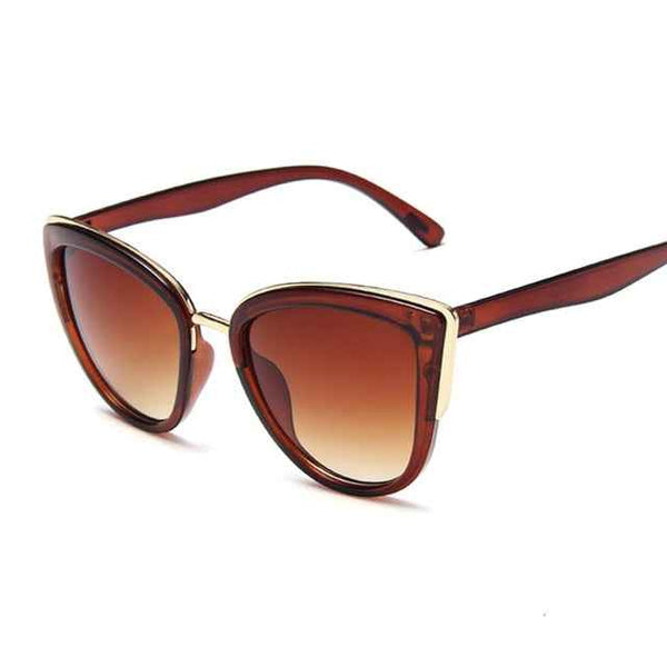 Trendy Sexy Leopard Cat Eye Fashion Sunglasses