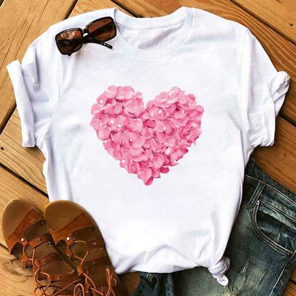 Trendy Love Casual T-Shirts