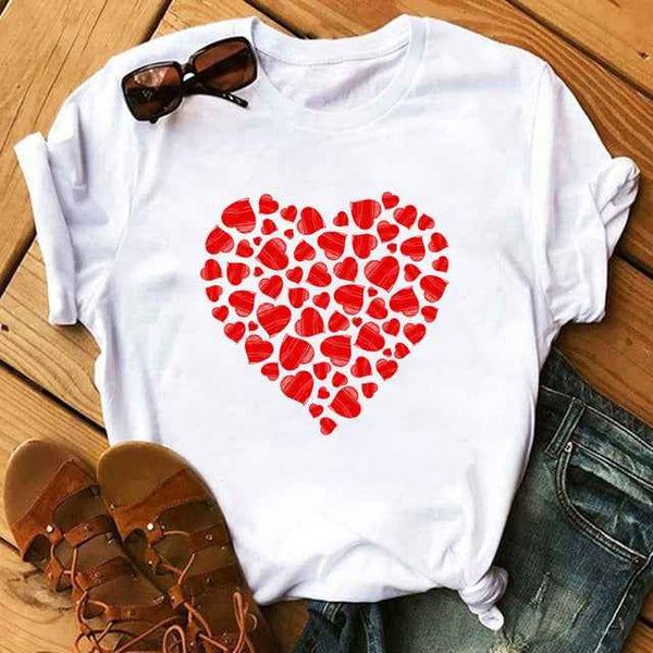 Trendy Love Casual T-Shirts