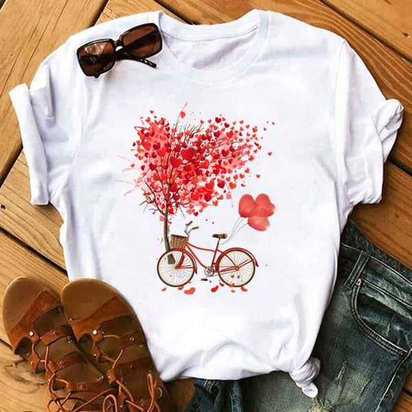 Trendy Love Casual T-Shirts