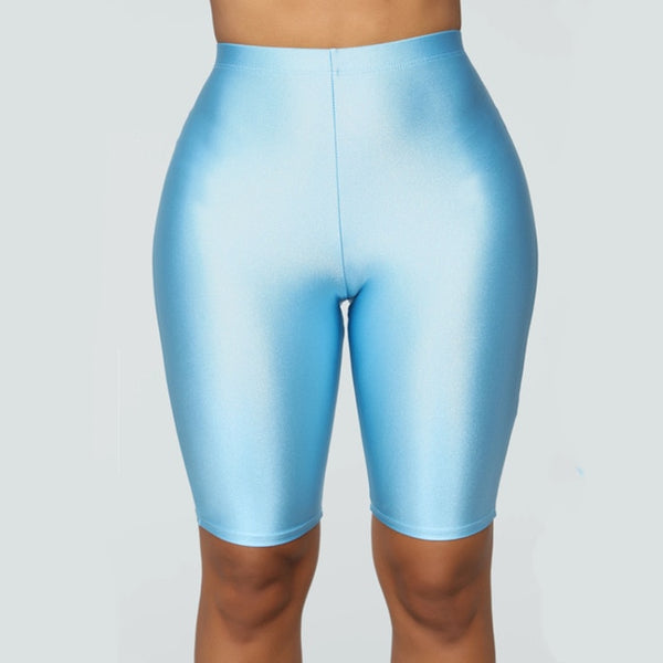 Trendy High Waist Summer Casual Biking Neon Shorts - TrendsetterbyTracy Boutique