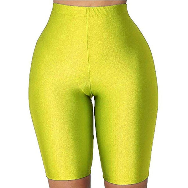 Trendy High Waist Summer Casual Biking Neon Shorts - TrendsetterbyTracy Boutique