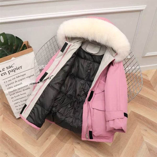 Trendy Faux Fur  Large Hooded Coat - TrendsetterbyTracy Boutique