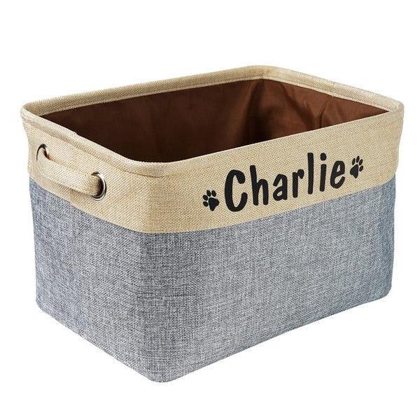 Trendy Personalized Pet  Storage Basket - TrendsetterbyTracy Boutique
