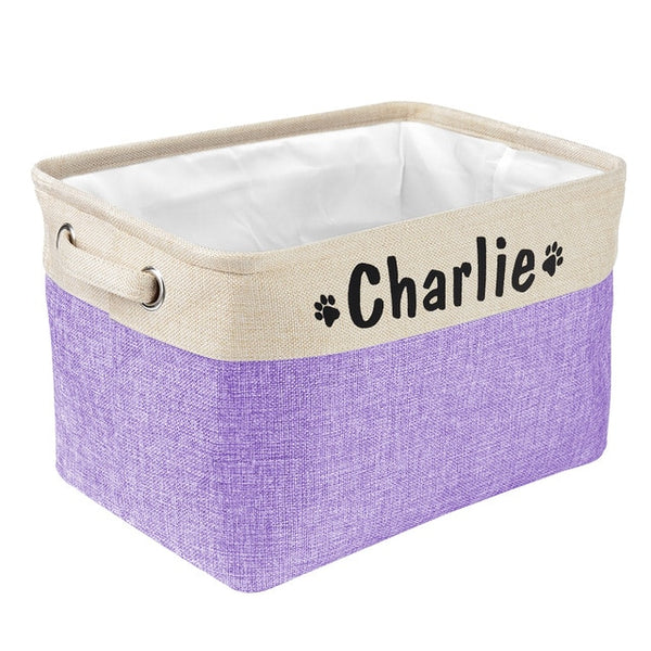 Trendy Personalized Pet  Storage Basket - TrendsetterbyTracy Boutique