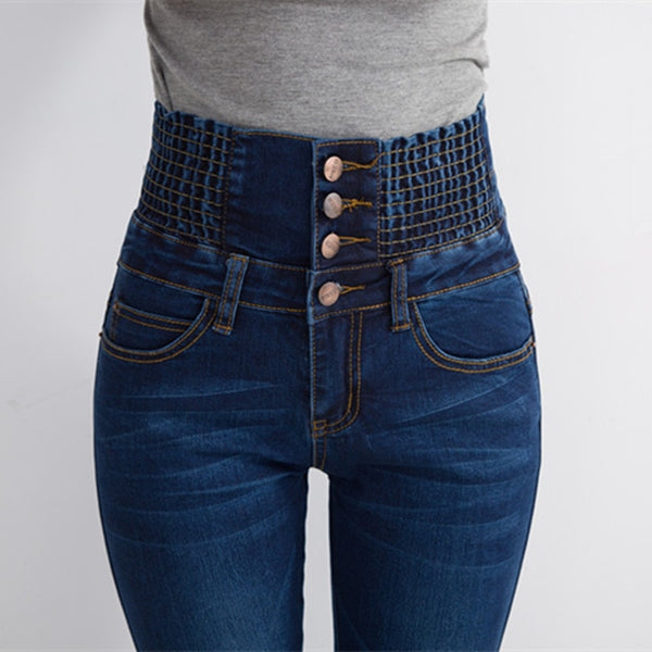 Trendy Jeggings High Elastic Waist Jeans - TrendsetterbyTracy Boutique
