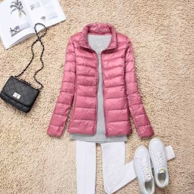 Trendy Ultra Light Solid Long Sleeve Hooded Puffy Jacket - TrendsetterbyTracy Boutique