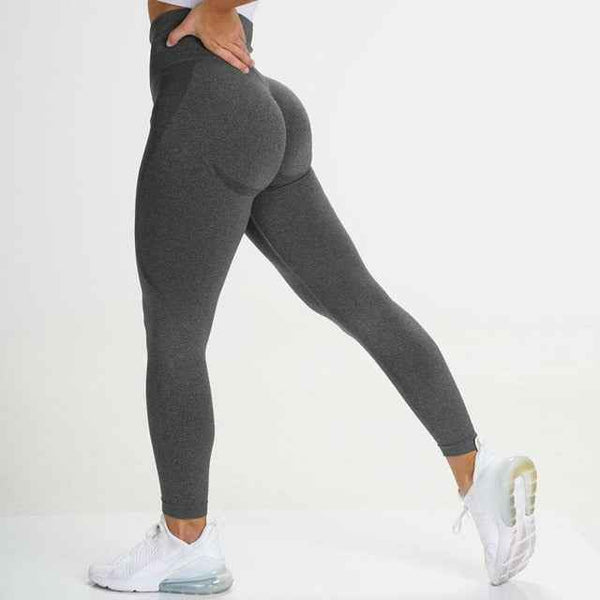 Trendy Workout Seamless Yoga Push up Leggings