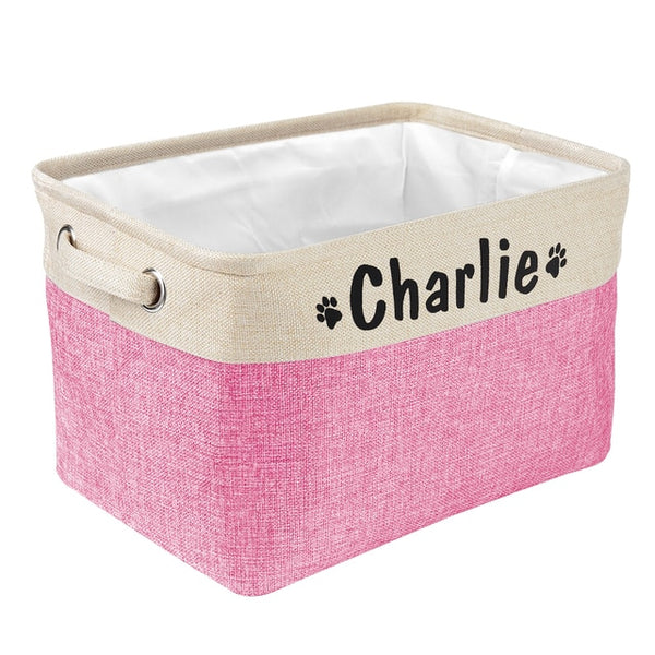 Trendy Personalized Pet  Storage Basket - TrendsetterbyTracy Boutique