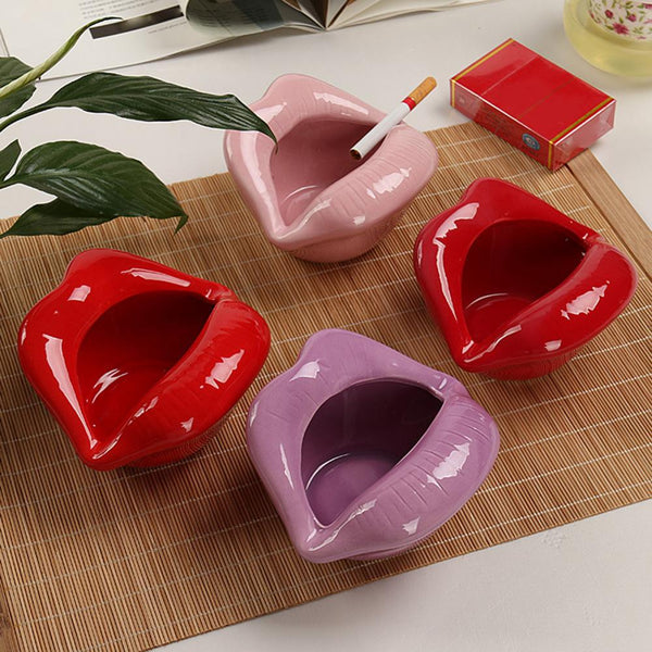 Trendy Stoner Ceramic Lip Ashtray - TrendsetterbyTracy Boutique