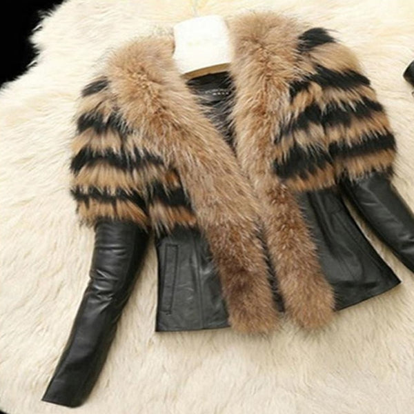 Trendy Faux Fur Slim Fit Coat - TrendsetterbyTracy Boutique