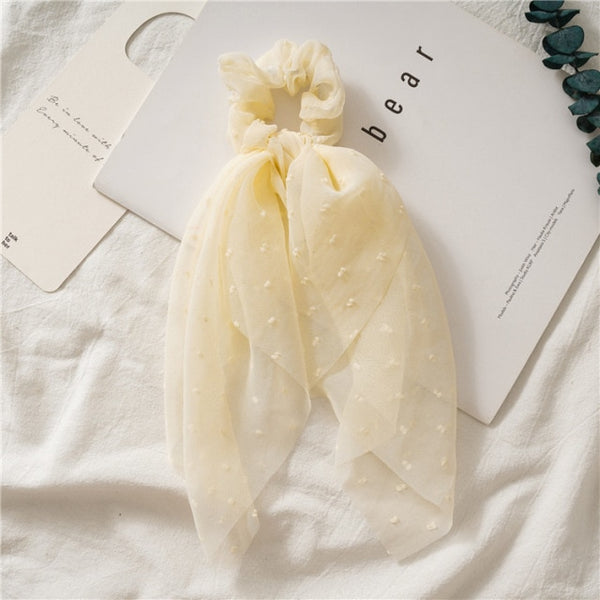 Trendy Cotton Fashion Elastic Hair Scarf Ribbon - TrendsetterbyTracy Boutique