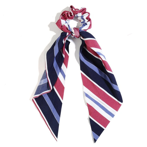 Trendy Cotton Fashion Elastic Hair Scarf Ribbon - TrendsetterbyTracy Boutique