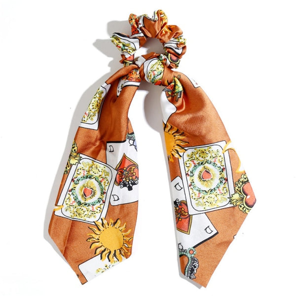 Trendy Cotton Fashion Elastic Hair Scarf Ribbon - TrendsetterbyTracy Boutique