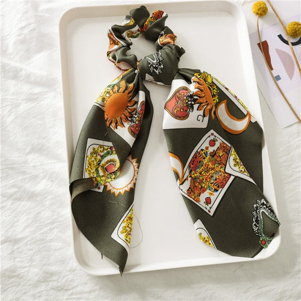 Trendy Cotton Fashion Elastic Hair Scarf Ribbon - TrendsetterbyTracy Boutique