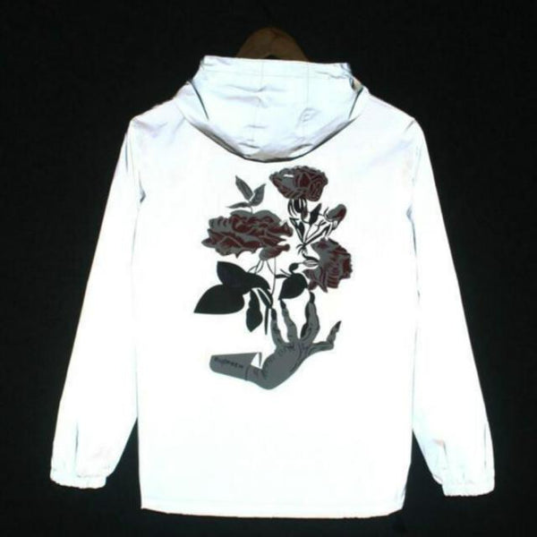 Trendy Reflective Hooded Waterproof Jacket - TrendsetterbyTracy Boutique