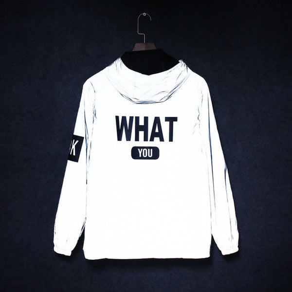 Trendy Reflective Hooded Waterproof Jacket - TrendsetterbyTracy Boutique