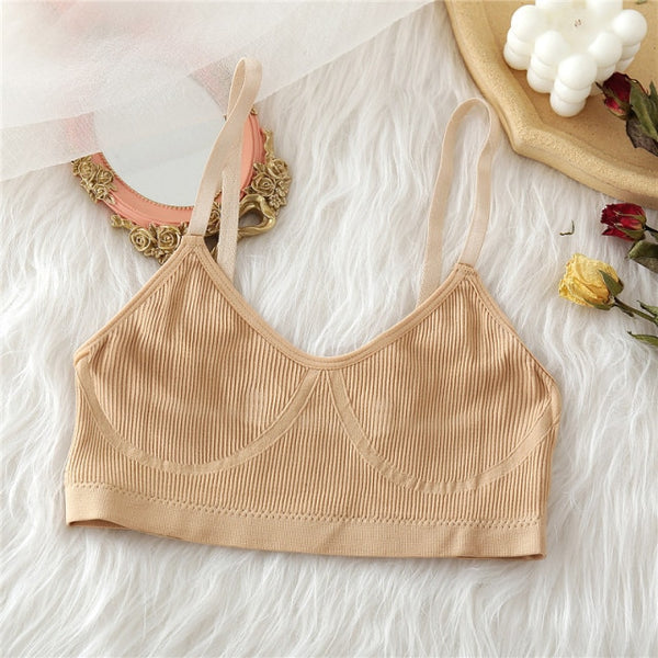 Trendy casual Wireless Crop Bra and Low Rise Panty Set - TrendsetterbyTracy Boutique