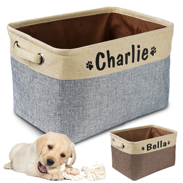 Trendy Personalized Pet  Storage Basket - TrendsetterbyTracy Boutique