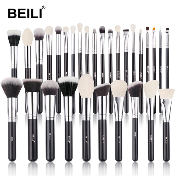 Trendy Professional Black Makeup Brushes - TrendsetterbyTracy Boutique