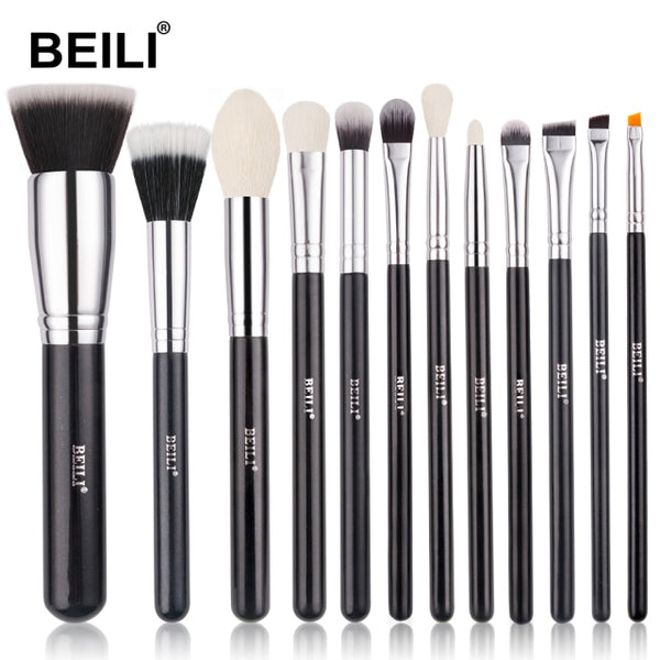 Trendy Professional Black Makeup Brushes - TrendsetterbyTracy Boutique