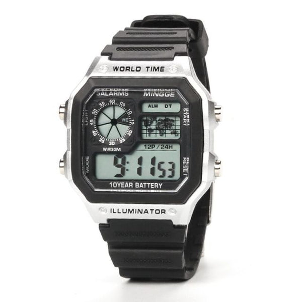 Trendy Digital Men Sports Waterproof  Watches - TrendsetterbyTracy Boutique