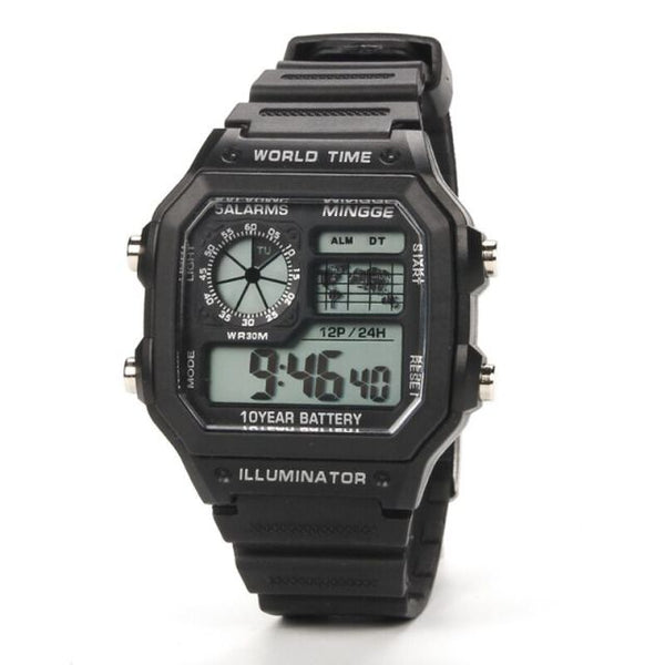 Trendy Digital Men Sports Waterproof  Watches - TrendsetterbyTracy Boutique