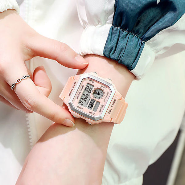 Trendy Digital Men Sports Waterproof  Watches - TrendsetterbyTracy Boutique