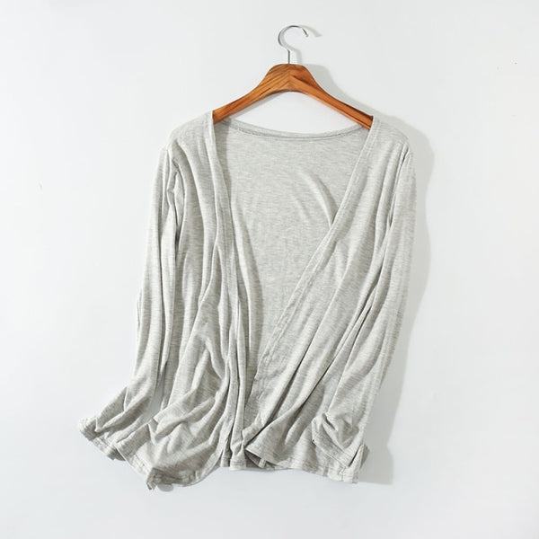 Trendy Long Sleeve Loose Knitted Casual Cardigan Sweater - TrendsetterbyTracy Boutique