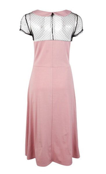 Trendy Mesh Lace Sexy Cocktail Dress - TrendsetterbyTracy Boutique