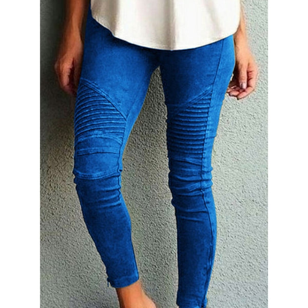 Trendy Mid Waist Skinny Stretch Pattern Jeans - TrendsetterbyTracy Boutique