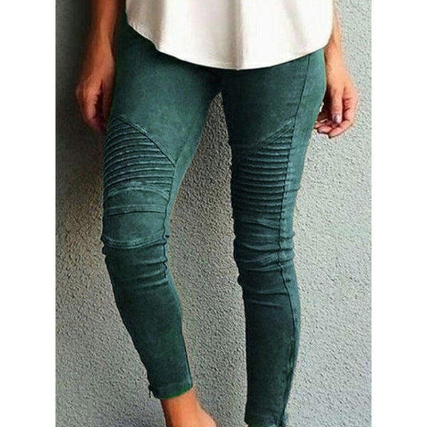 Trendy Mid Waist Skinny Stretch Pattern Jeans - TrendsetterbyTracy Boutique