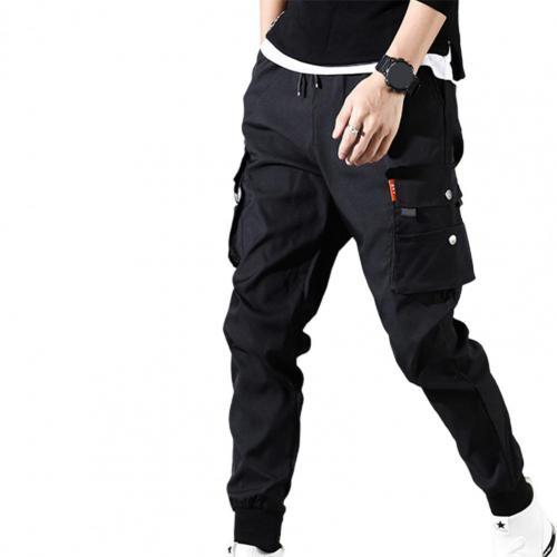Trendy Men Joggers Solid Multi-pocket Cargo Pants - TrendsetterbyTracy Boutique