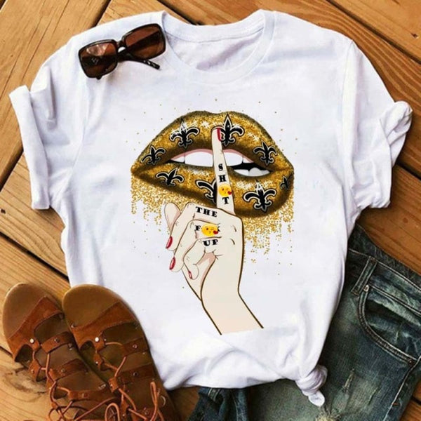 Trendy Love Lips Casual T-Shirts Tees - TrendsetterbyTracy Boutique