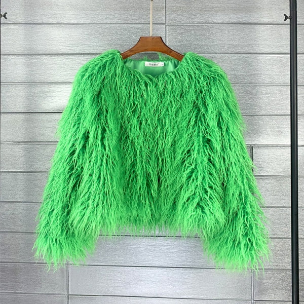Trendy Colorful Boho Shaggy Fur Coat - TrendsetterbyTracy Boutique