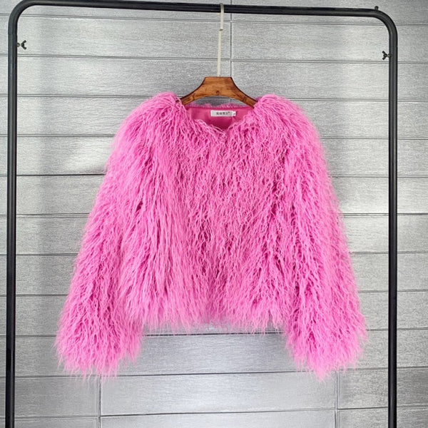 Trendy Colorful Boho Shaggy Fur Coat - TrendsetterbyTracy Boutique