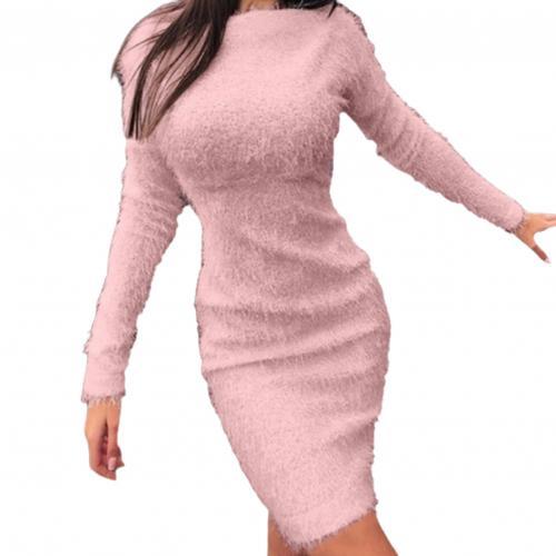 Trendy Long Sleeve Cashmere Sweater Dress - TrendsetterbyTracy Boutique