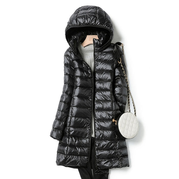 Trendy Long Puffy Ultra Casual Coat With Hood - TrendsetterbyTracy Boutique