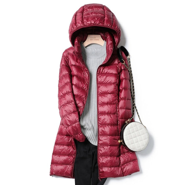 Trendy Long Puffy Ultra Casual Coat With Hood - TrendsetterbyTracy Boutique