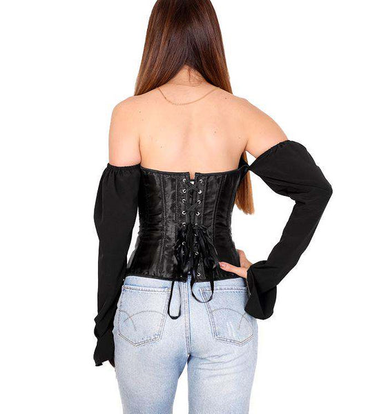 Trendy Off Shoulder Blouse Lady Girls Fashion Back Bandage Slim Bustier Female Leotard Corset Ladies' Solid Tops Wear - TrendsetterbyTracy Boutique