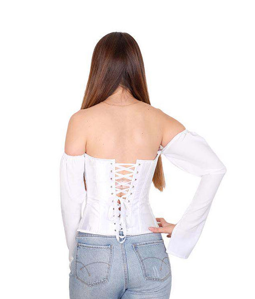 Trendy Off Shoulder Blouse Lady Girls Fashion Back Bandage Slim Bustier Female Leotard Corset Ladies' Solid Tops Wear - TrendsetterbyTracy Boutique
