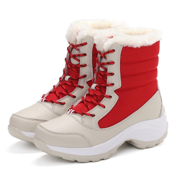 Trendy Waterproof Snow Boots With Thick Fur - TrendsetterbyTracy Boutique