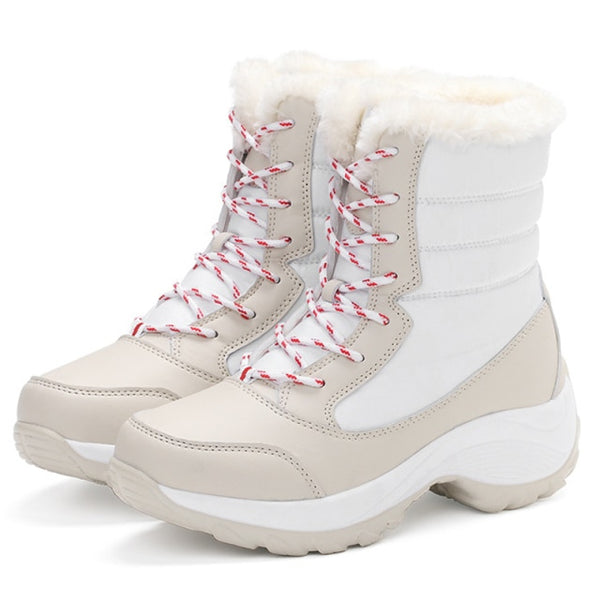 Trendy Waterproof Snow Boots With Thick Fur - TrendsetterbyTracy Boutique