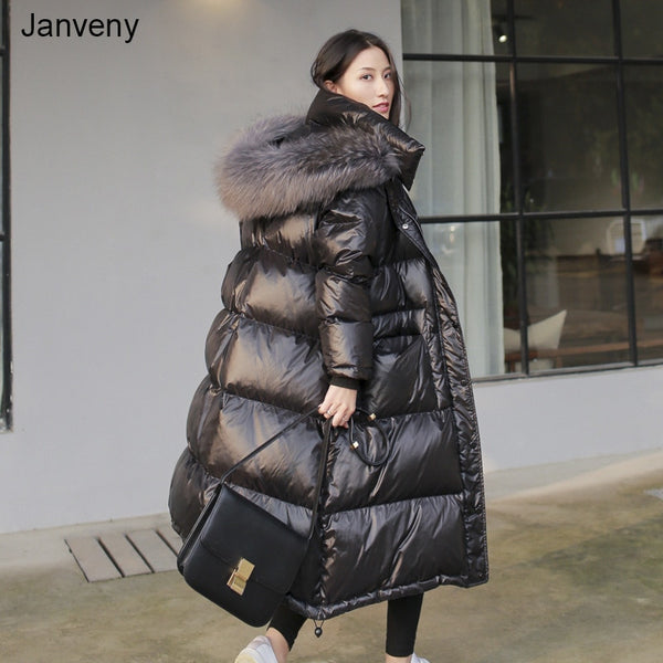 Trendy Long Puffer Fur Hood Coat - TrendsetterbyTracy Boutique