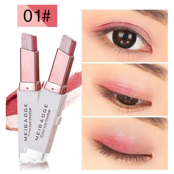 Trendy Matte Double Color Glitter Eye shadow Stick - TrendsetterbyTracy Boutique