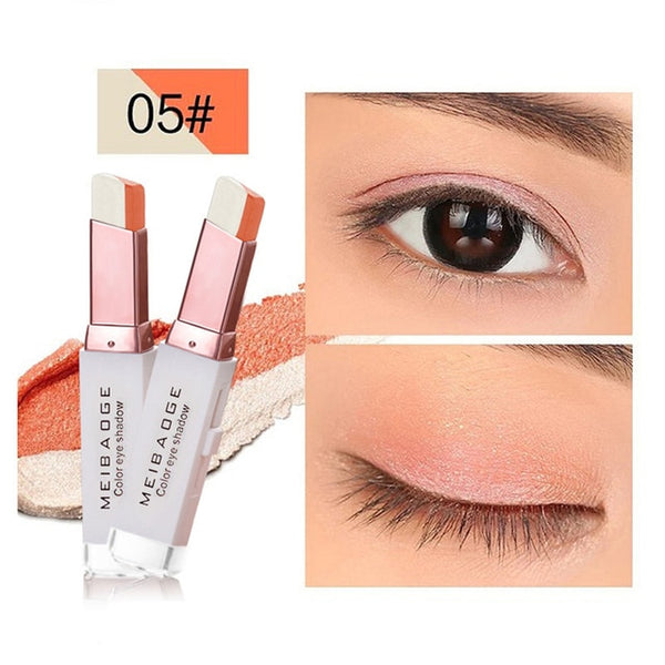 Trendy Matte Double Color Glitter Eye shadow Stick - TrendsetterbyTracy Boutique