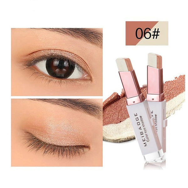 Trendy Matte Double Color Glitter Eye shadow Stick - TrendsetterbyTracy Boutique
