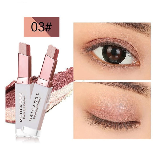 Trendy Matte Double Color Glitter Eye shadow Stick - TrendsetterbyTracy Boutique
